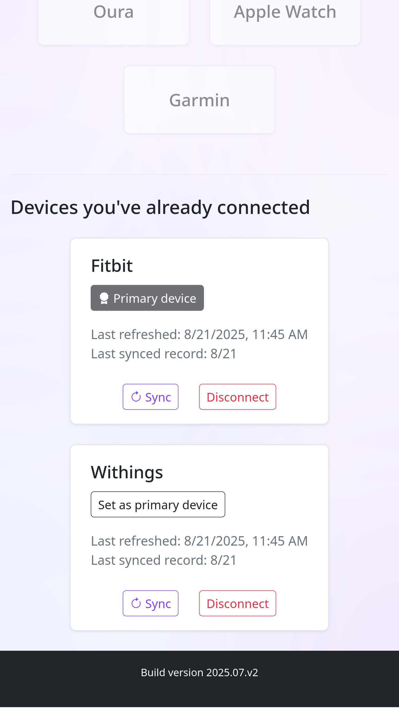 Device connection interface